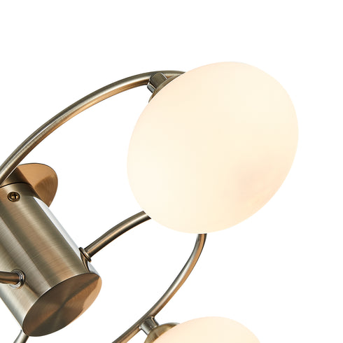 Flush luminaire in Antique Brass LL00132